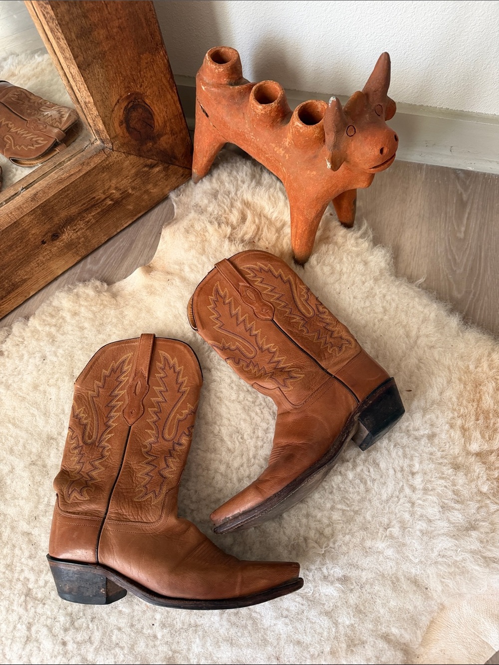 OLD WEST snip toe boot✨